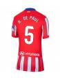 Atletico Madrid Rodrigo De Paul #5 Hjemmedrakt Dame 2024-25 Korte ermer